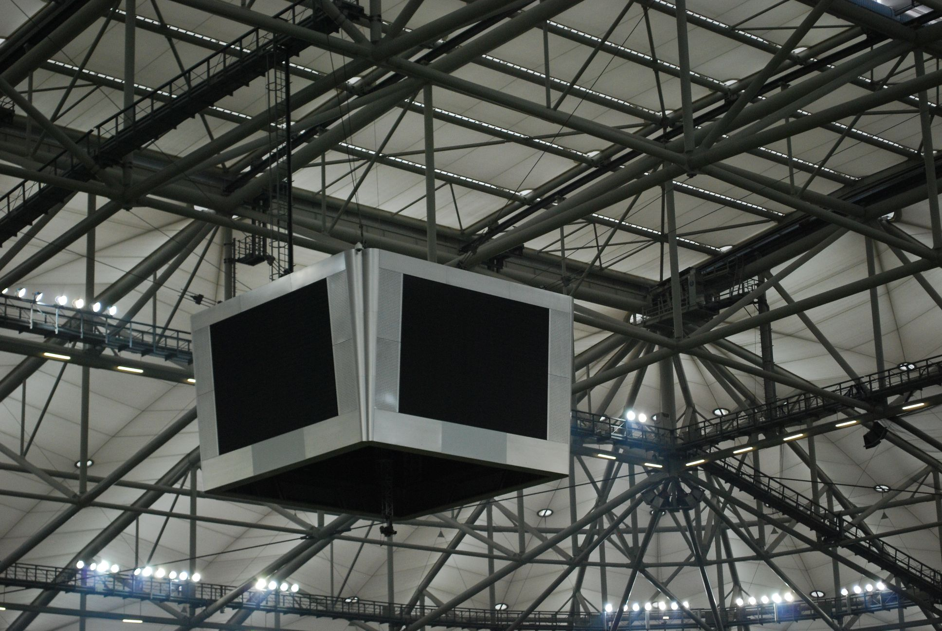 the early 2000s first saw large scale color screens installed in stadiums, perimeter boards followed a few years later