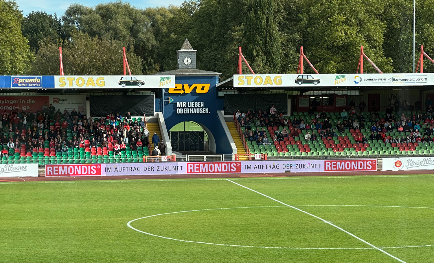 Stadion Niederrhein in Oberhausen in 2024