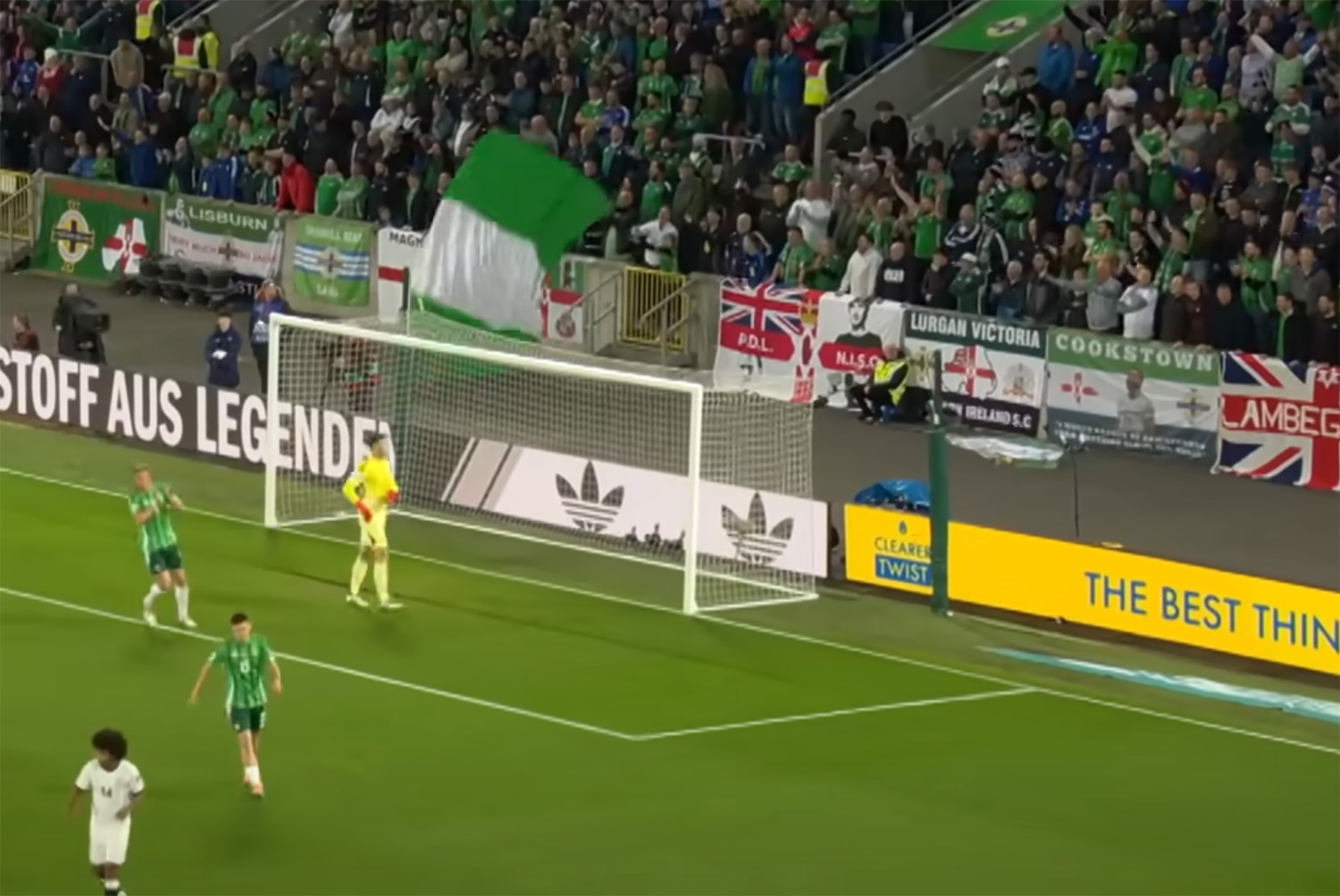 LED-Bande bei Deutschland Spiel