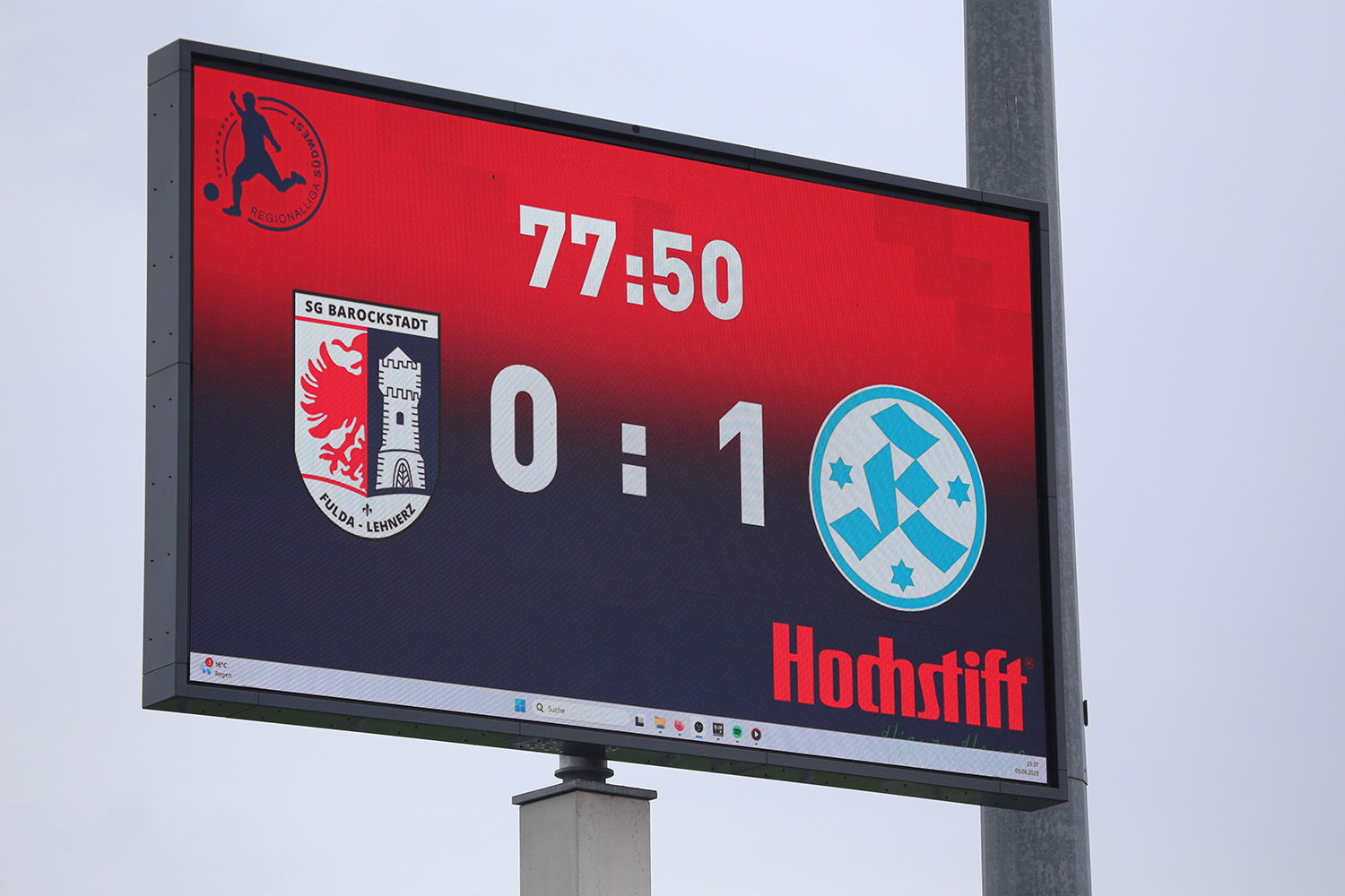 SG Barockstadt Fulda vs Stuttgarter Kicker Saison 2025/2026