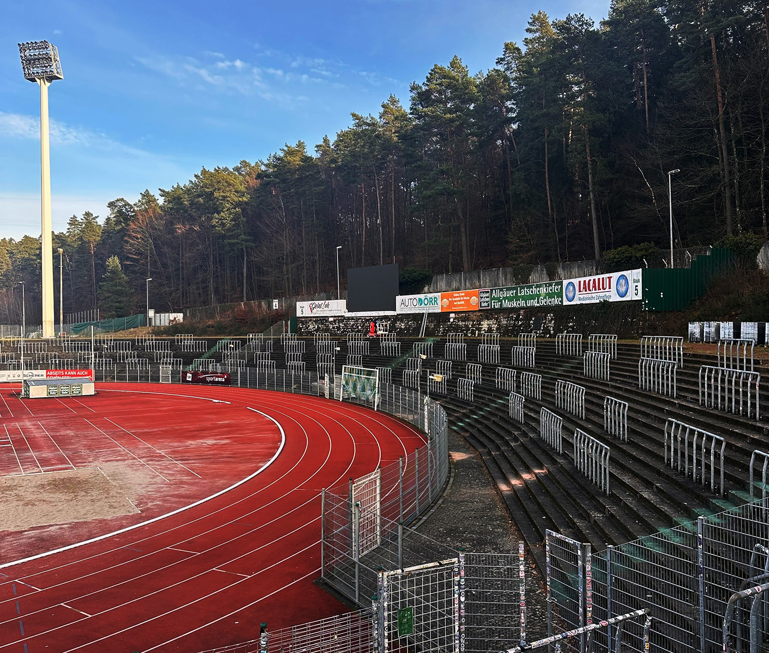 Videowall beim FC Homburg 08