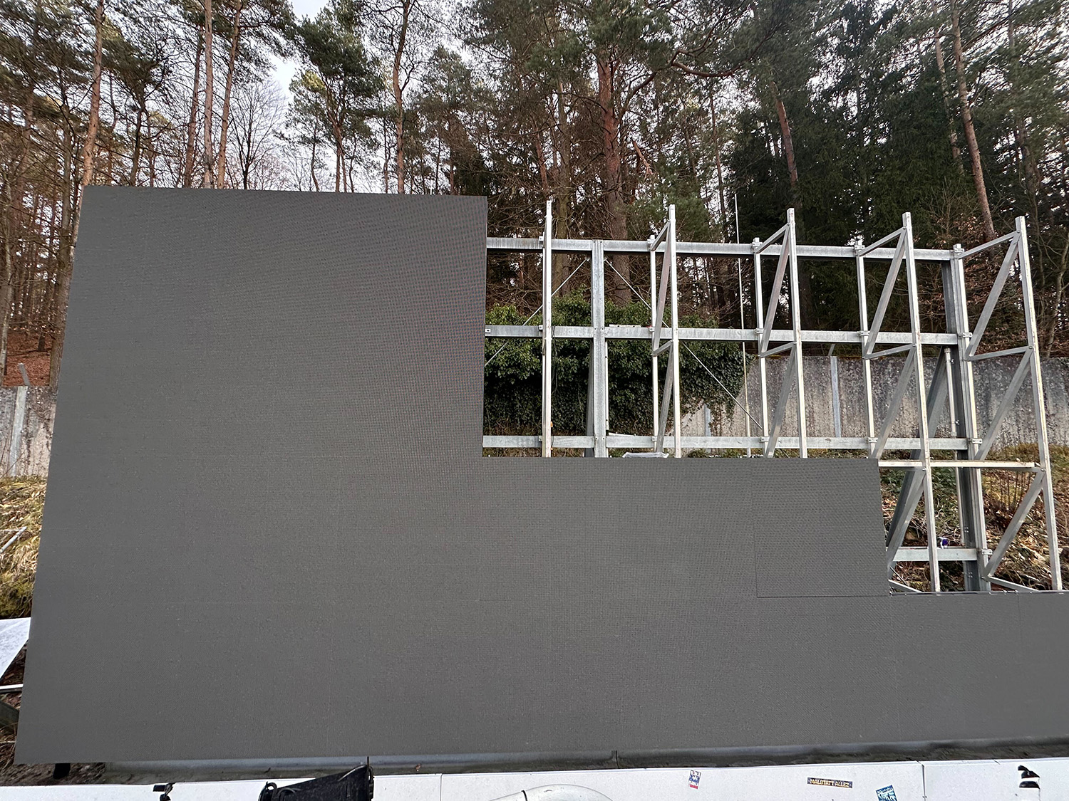 Videowall beim FC Homburg 08