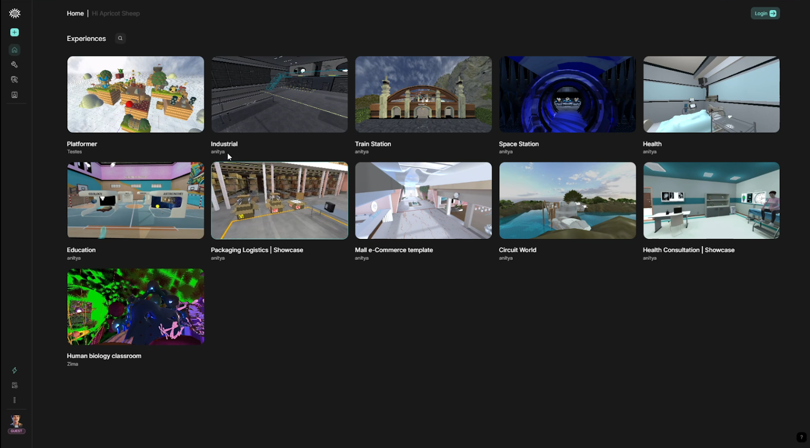Anitya New Lobby Interface