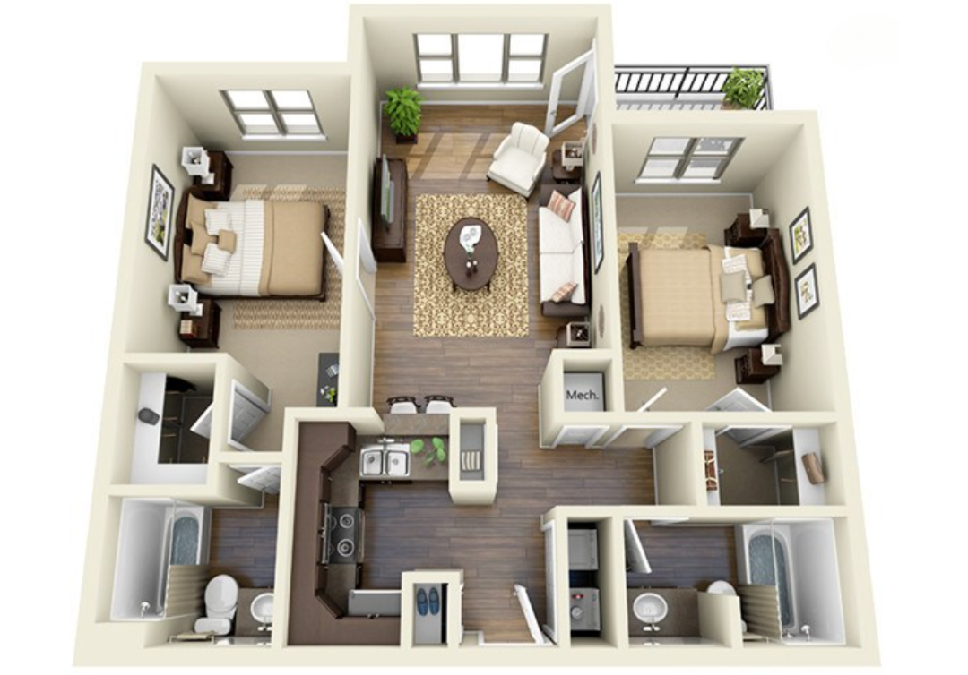 Georgian floor plan