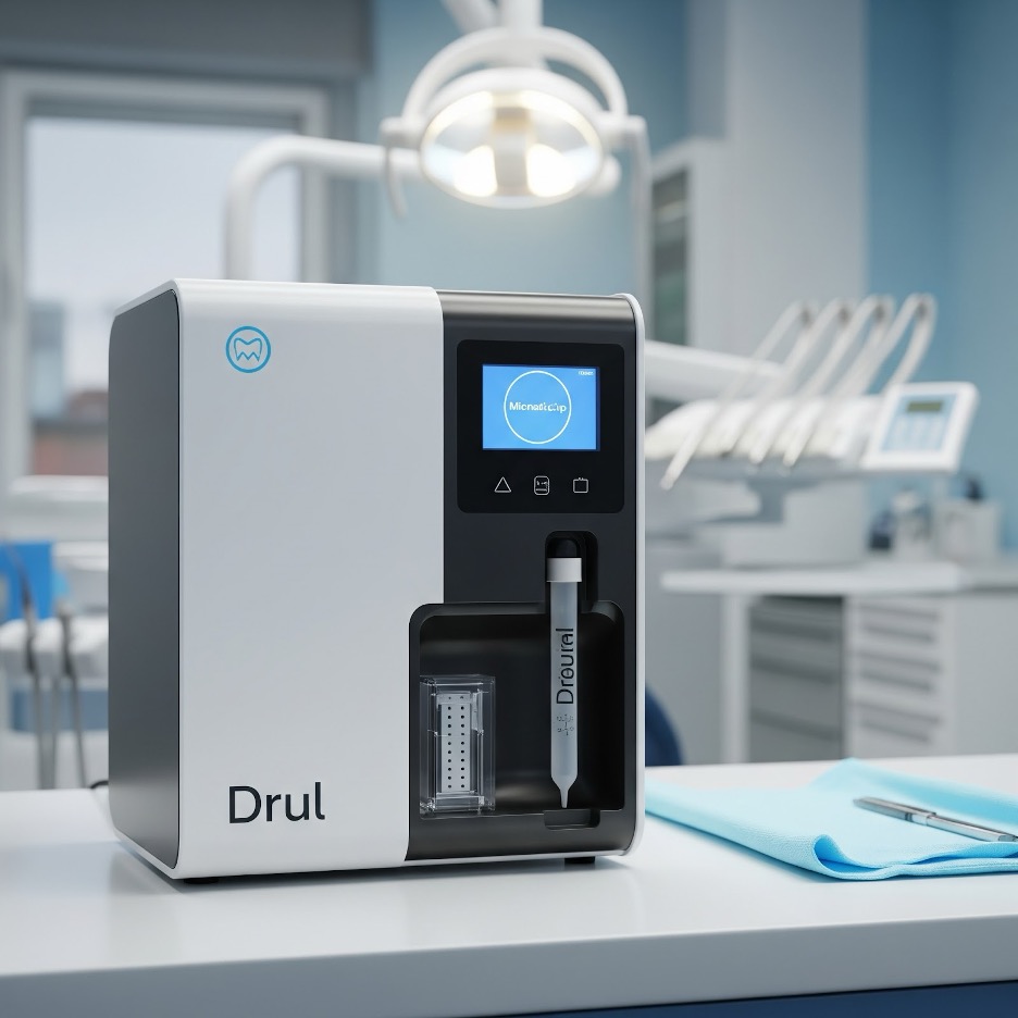 Drūl hardware device in a dental office.