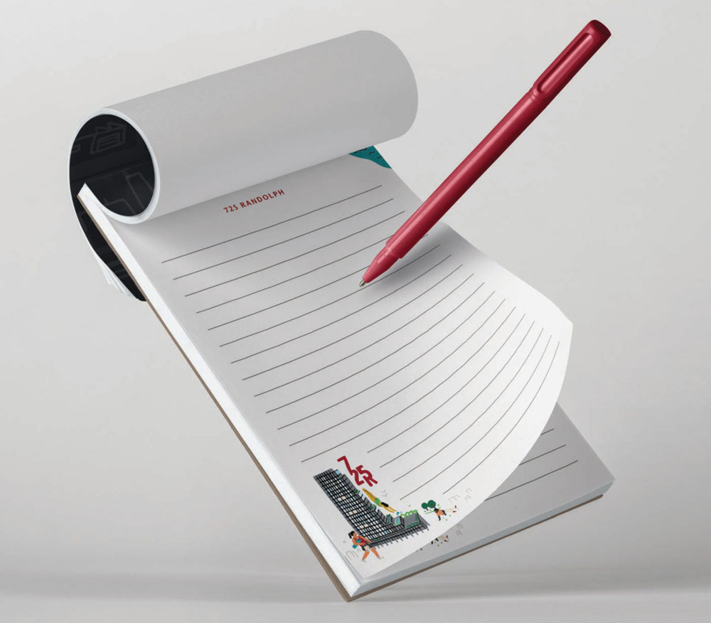 725 Randolph Note Pad