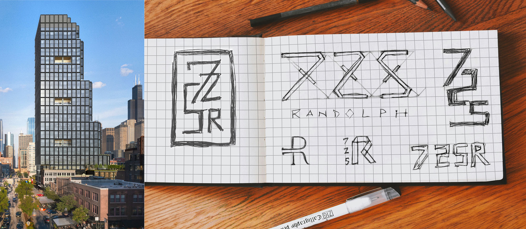 725 Randolph - sketch