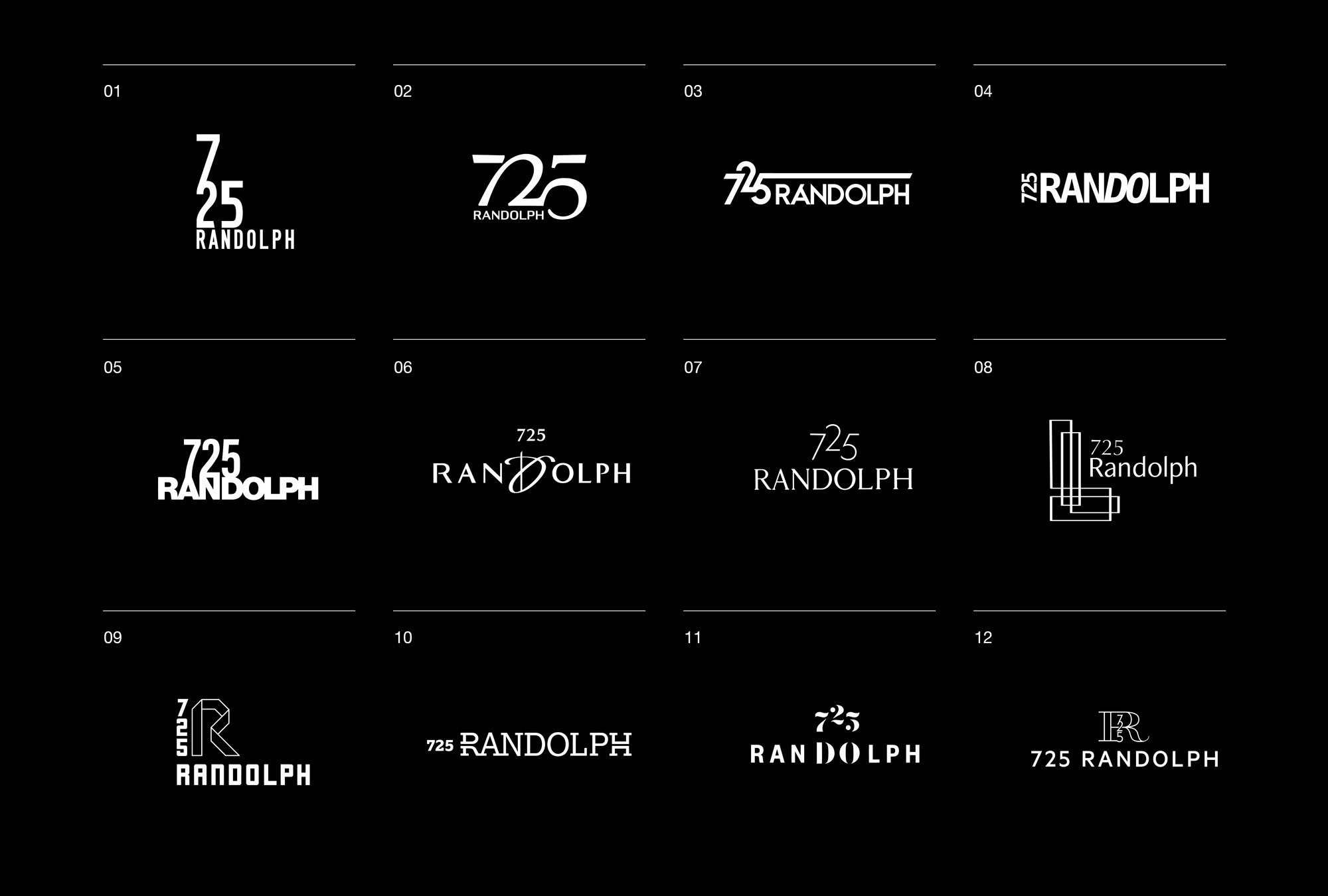 725 Randolph logo grid