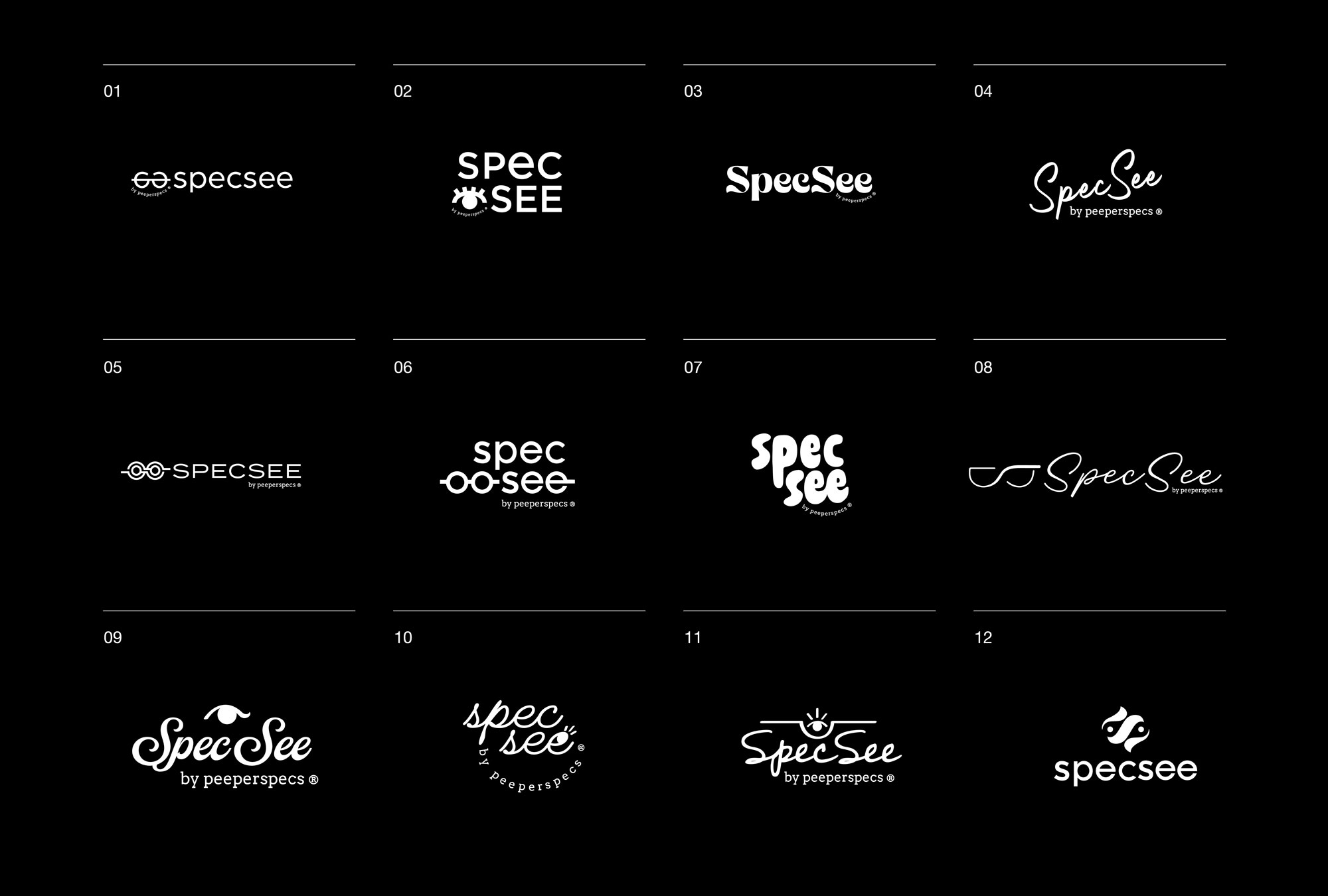 SpecSee logo options grid