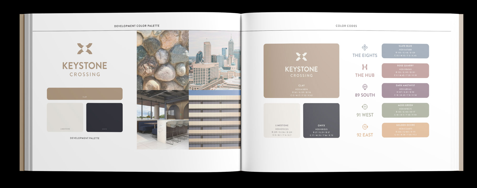 Keystone Crossing color palette