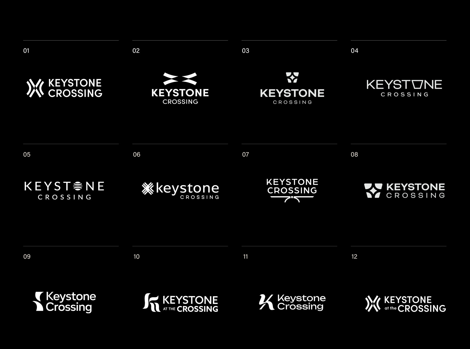 Keystone Crossing logo grid