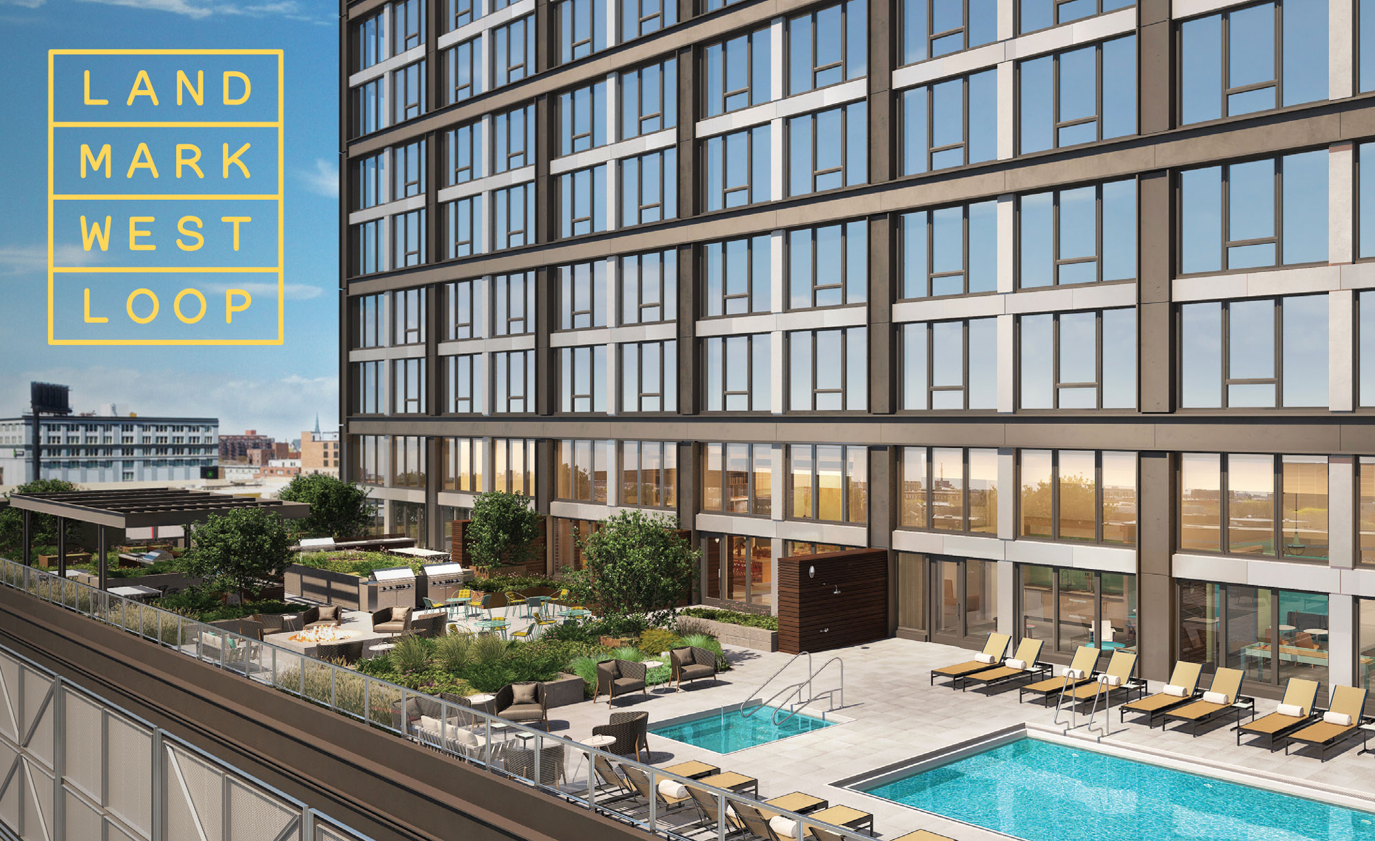 Landmark West Loop Postcard