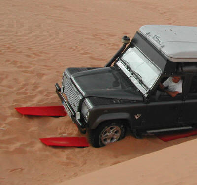 PLAQUE A SABLE 4X4 SOLTRACK - PLAQUES DE DESENLISEMENT 4X4 ROUGE