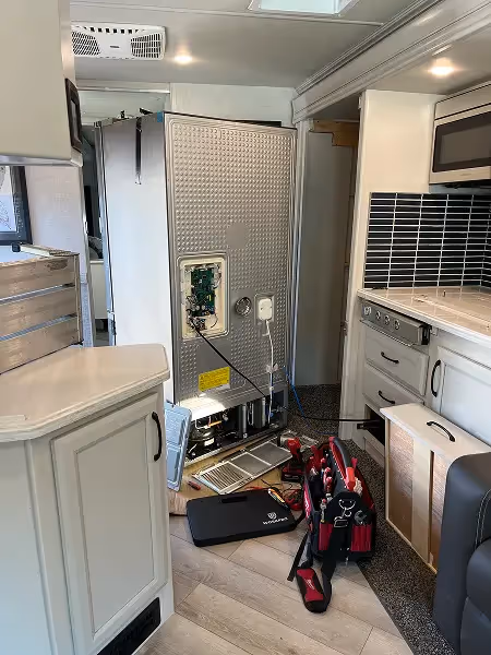freezer repair process