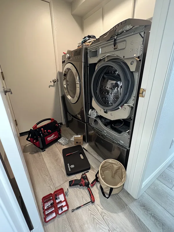 washer repair process