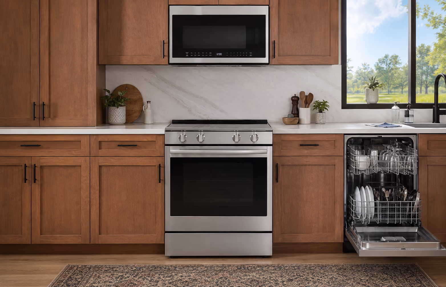 maytag appliances in residential kitchen