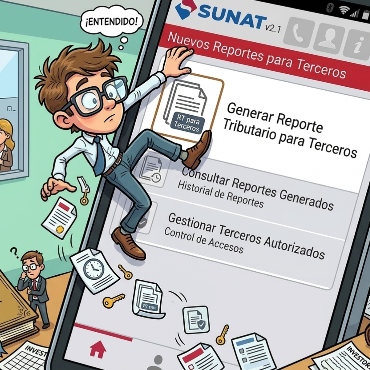 Imagen de portada del artículo de The Sheriff: Reporte Tributario para Terceros: ¿Cómo obtenerlo y analizarlo para blindar tu negocio.