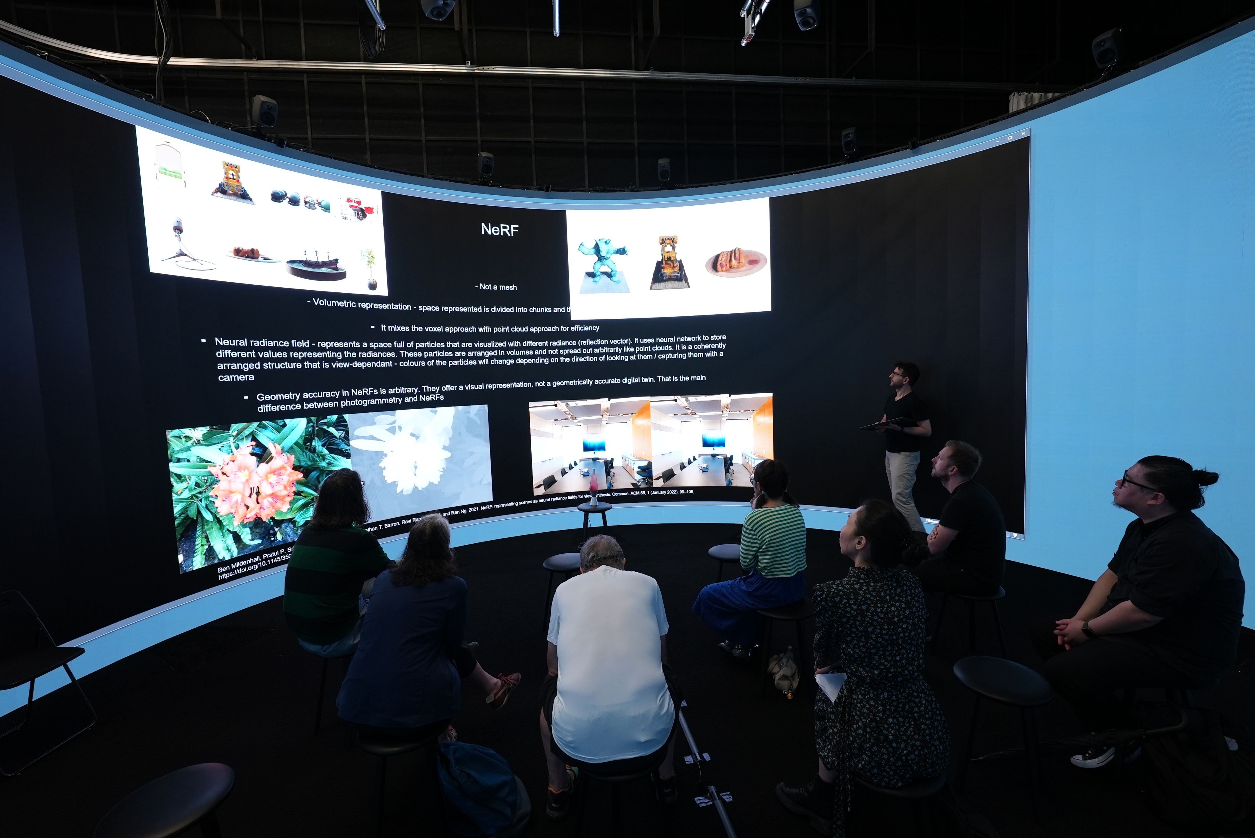 image of diverse team brainstorming (for an ai saas company)