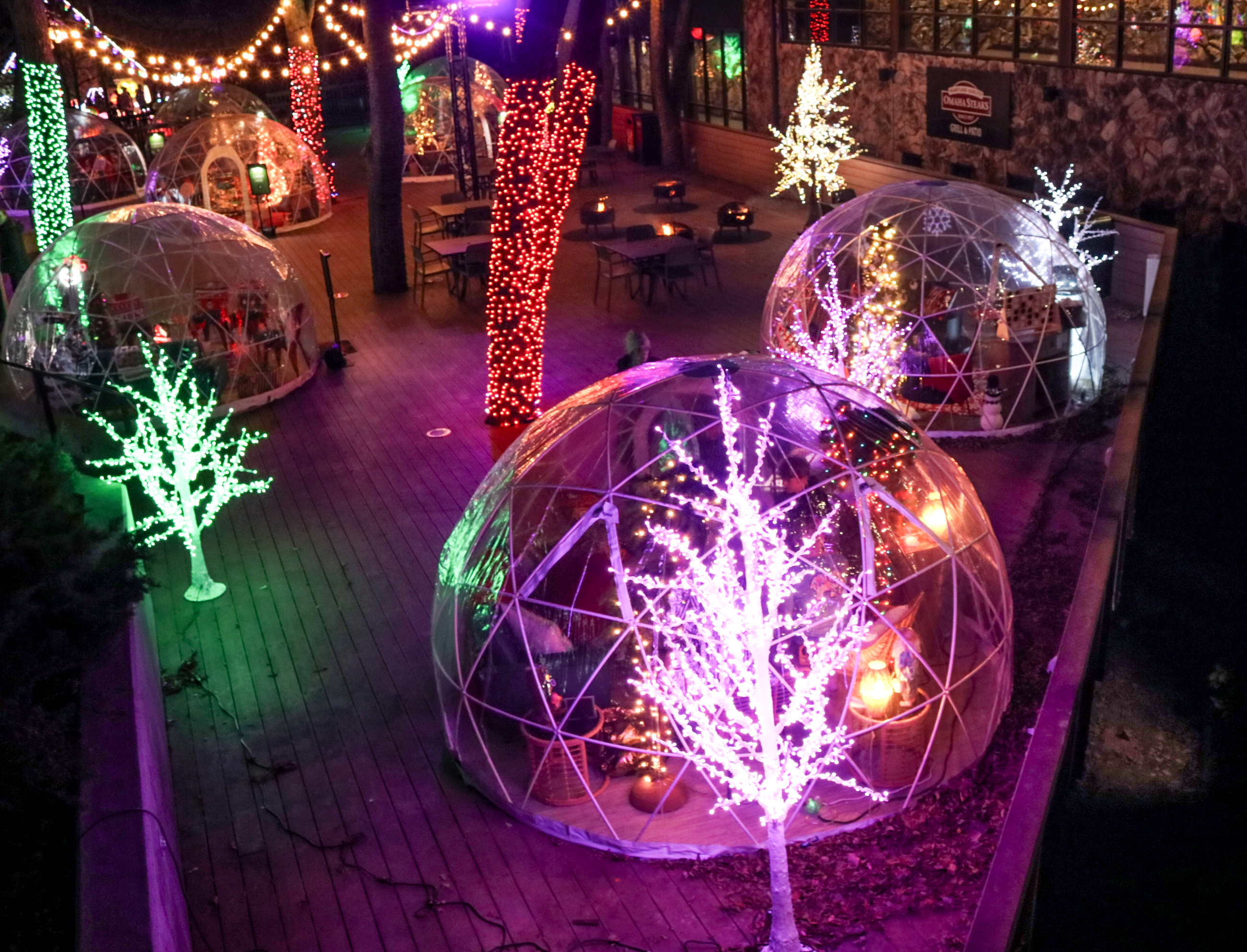 image of seasonal event at an amusement park