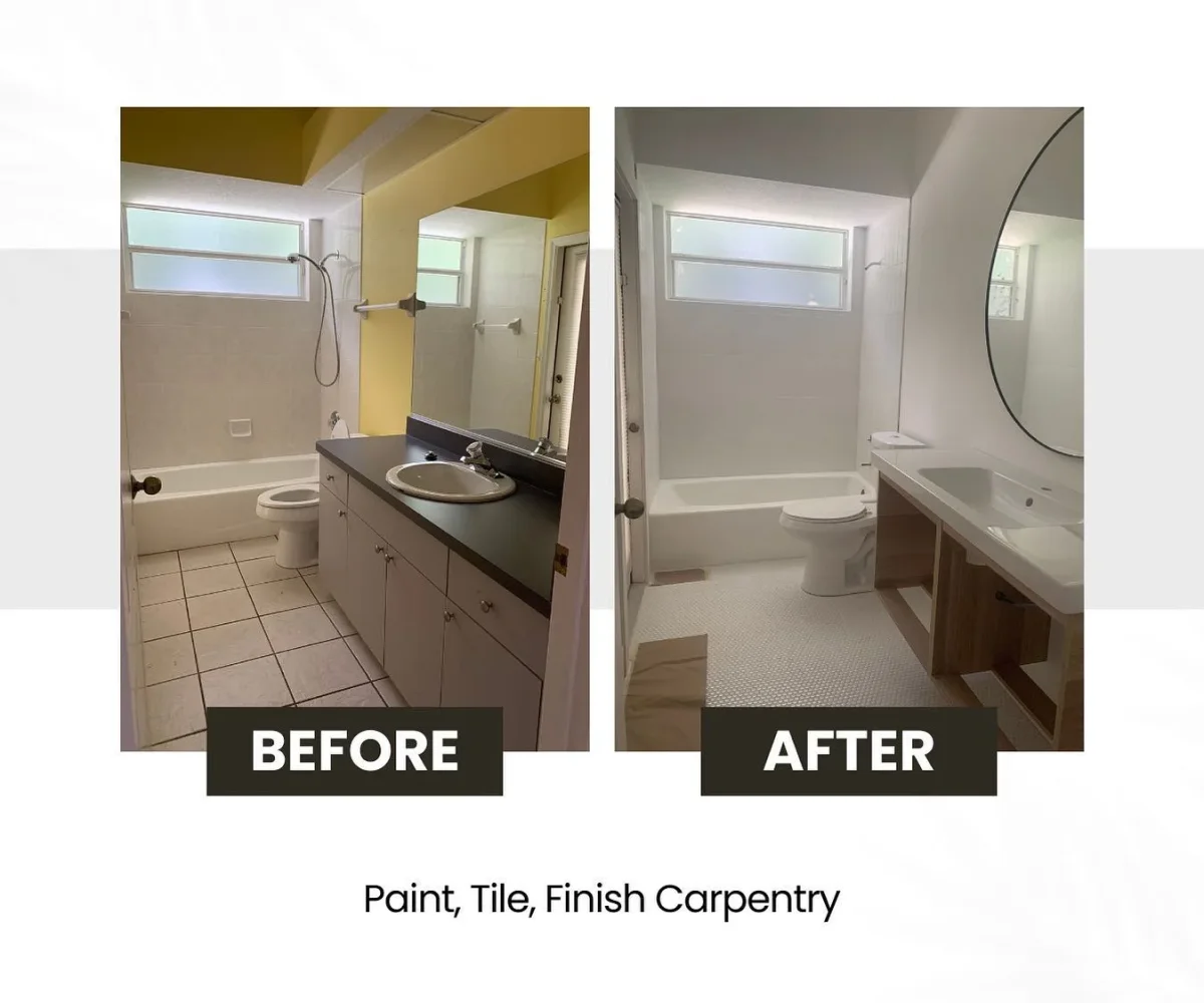 our project: beafore and after