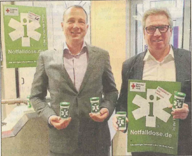 Notfalldose enthält wichtige Infos