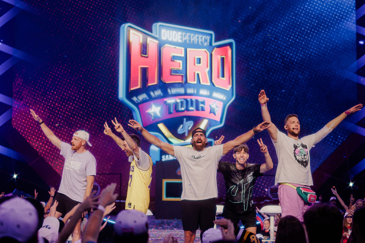 Dude Perfect signing off at tour