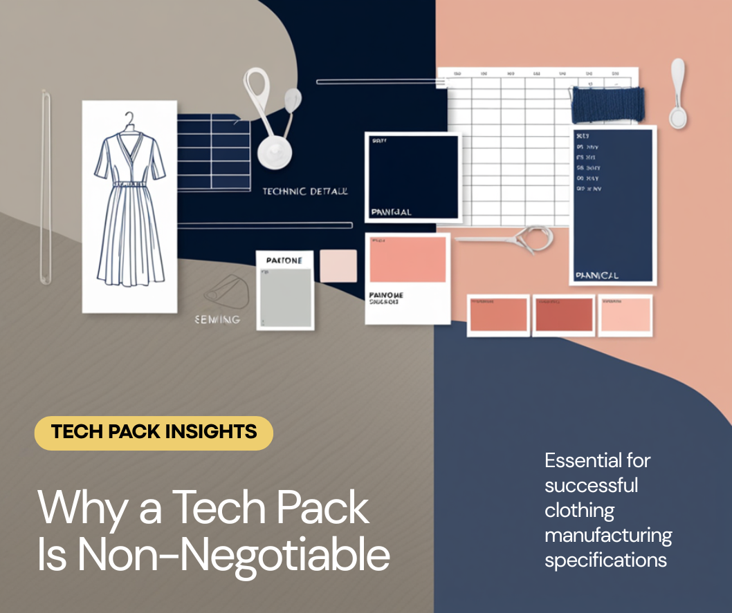 Tech Packs Explained: How to Prepare Specs for Clothing Manufacturers