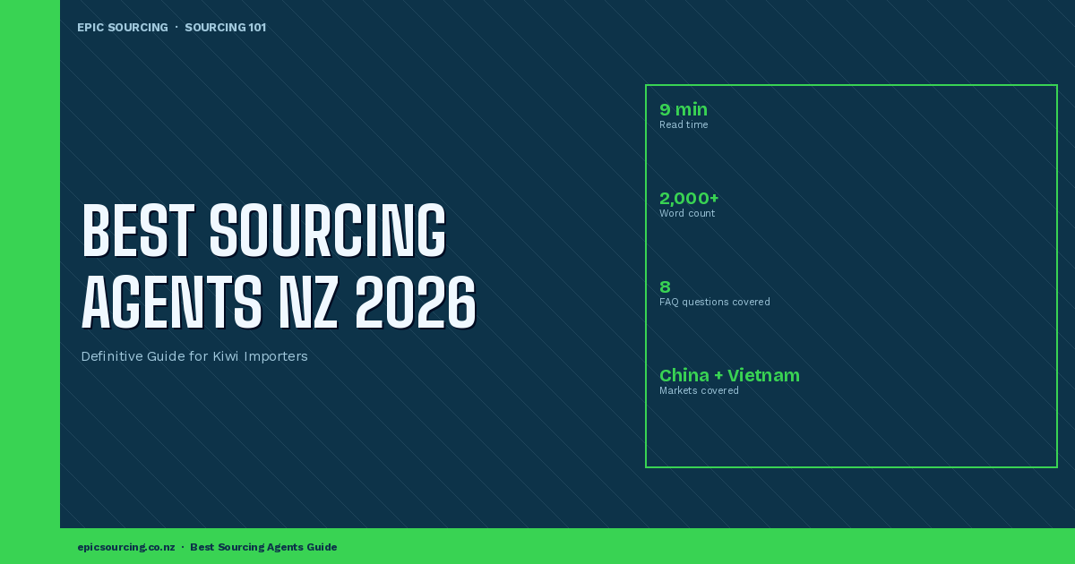 Best Sourcing Agents in New Zealand 2026 — The Definitive Guide