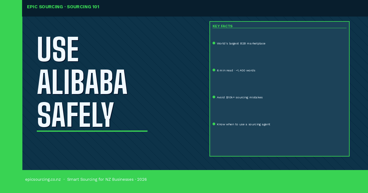How to Use Alibaba Safely as a New Zealand Business in 2026