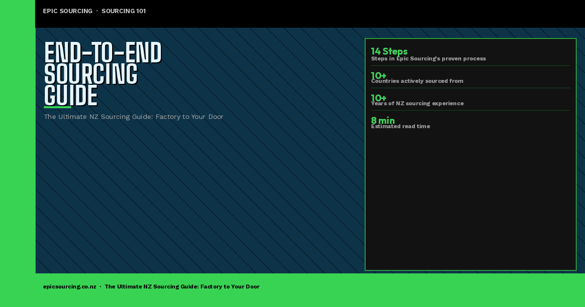 The Ultimate Guide to End-to-End Sourcing in New Zealand