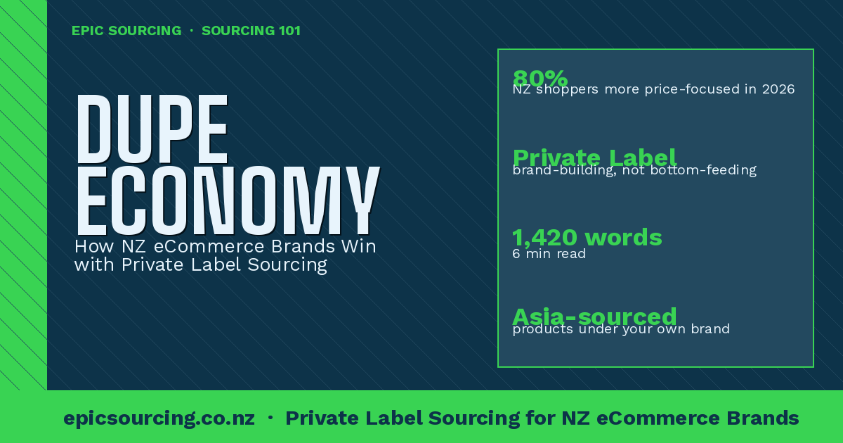 The ‘Dupe’ Economy Is Here — And NZ eCommerce Brands Can Capitalise with Private Label Sourcing