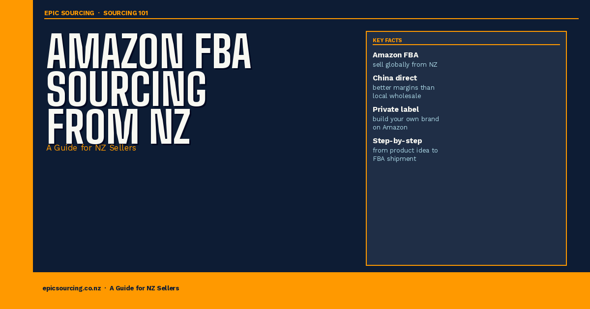 Sourcing Products for Amazon FBA from New Zealand