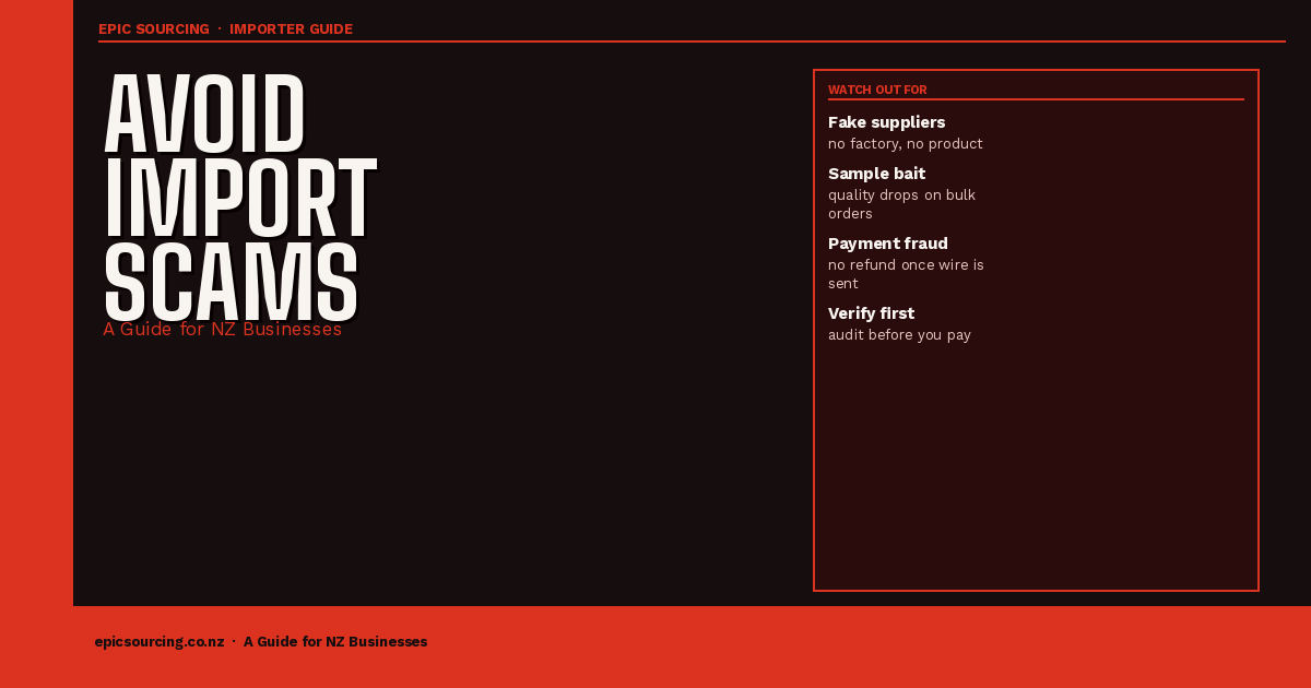Avoiding Import Scams: A Guide for New Zealand Businesses