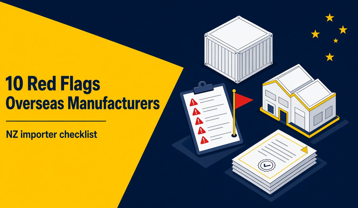 10 Red Flags to Look for in an Overseas Manufacturer