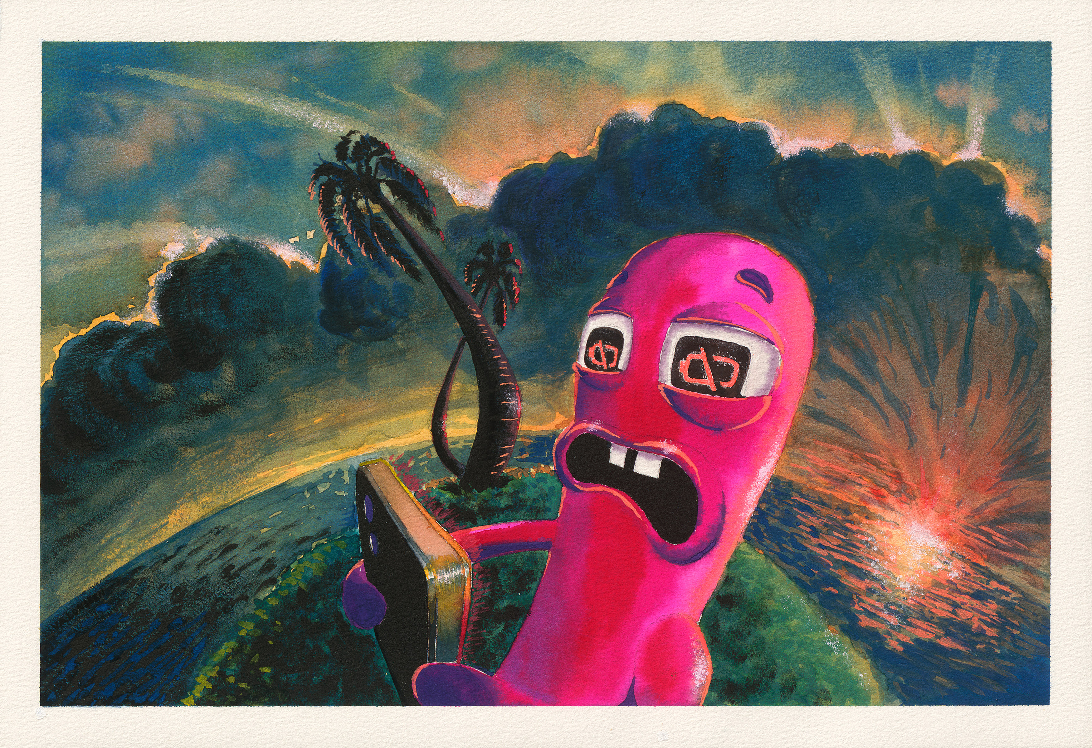 me, detoxing on vacation