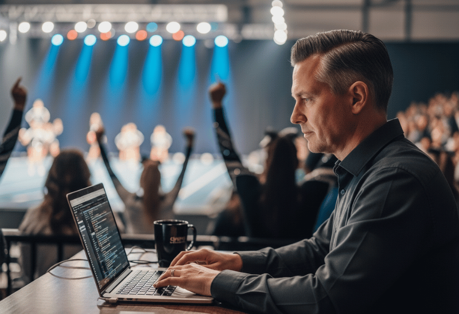 image of music fans at concert