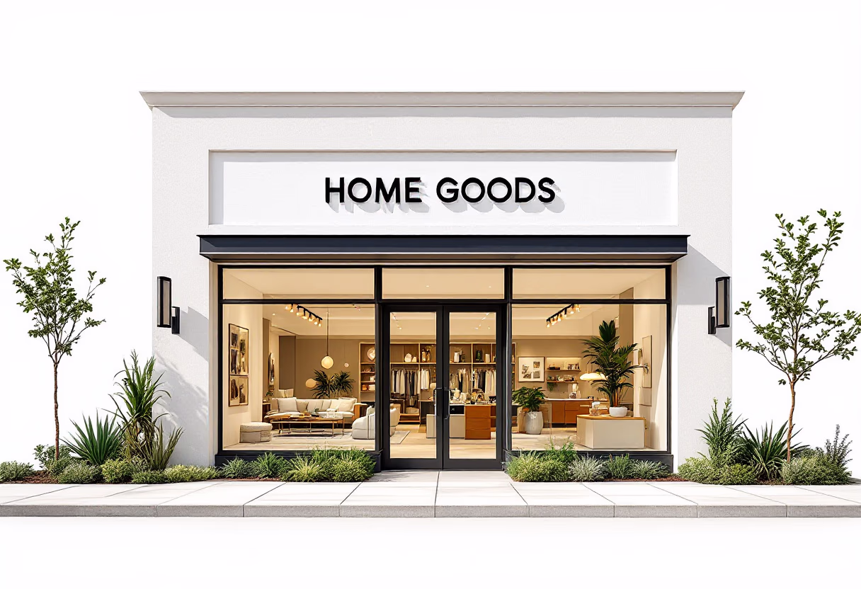 image of store exterior (for a home goods store)