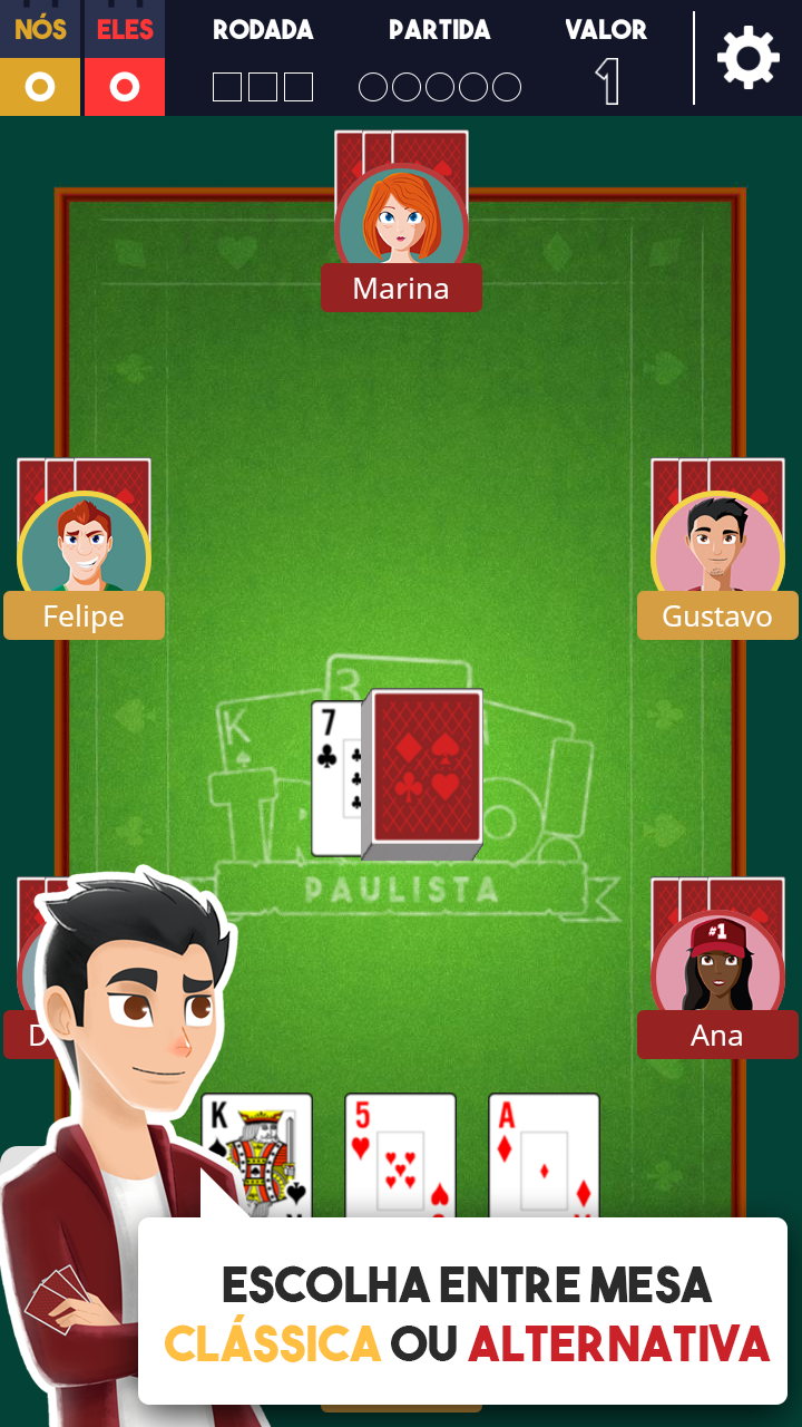 A screenshot of the game Super Truco