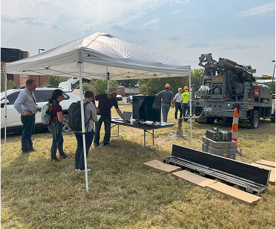 HRGS Presents and Provides a Field Demo as Part of the Geophysical Workshop at the 2024 Highway Geology Symposiu