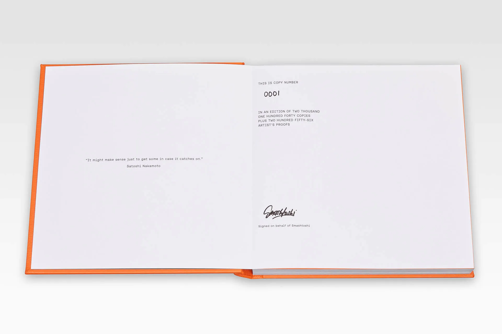 BIT History of Bitcoin signed book 