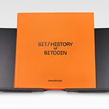 BIT History of Bitcoin book on stand