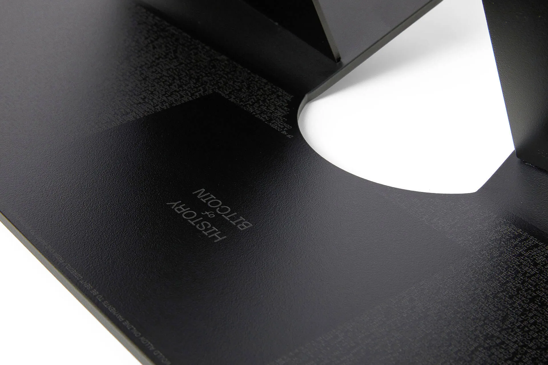 BIT History of Bitcoin Stand