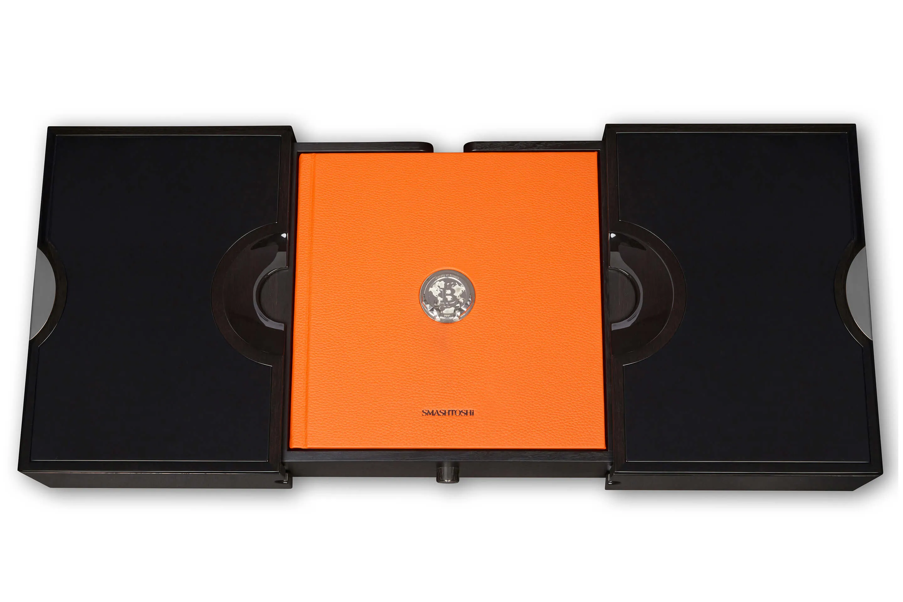 BIT History of Bitcoin Luxury Book Case