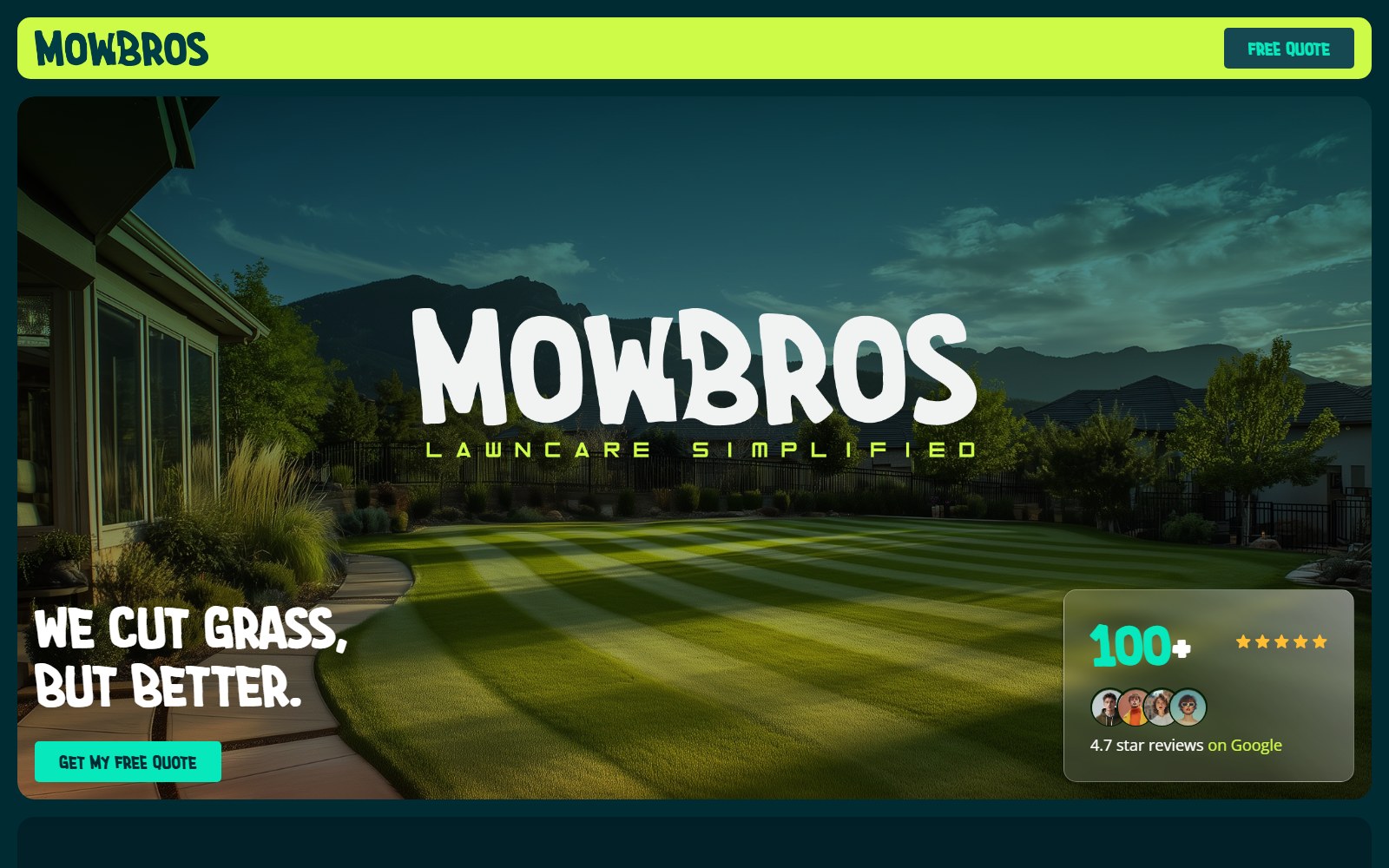 MowBros — premium lawn care in Colorado Springs
