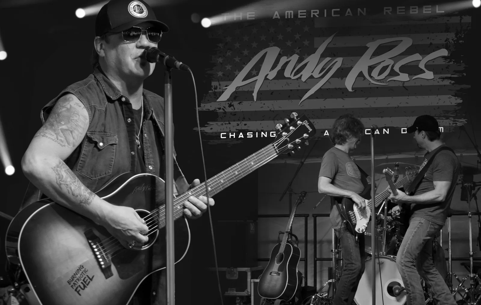Andy Ross on stage