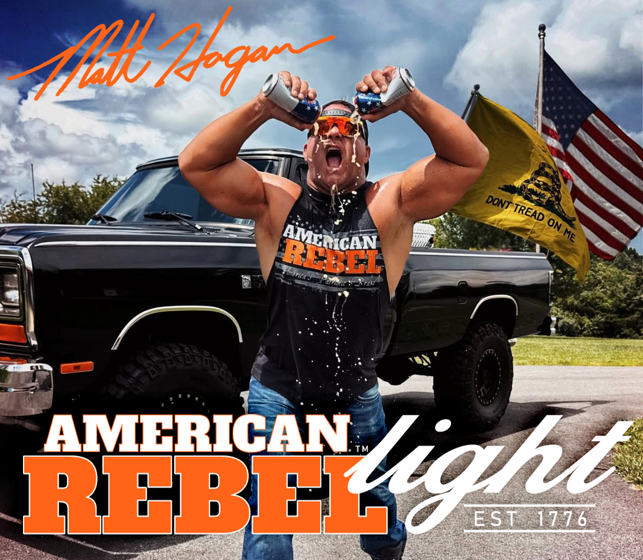 Matt Hagan and American Rebel signature creative