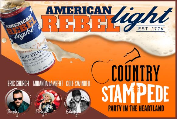 AmericanRebel.com website screen designed by Born Movement