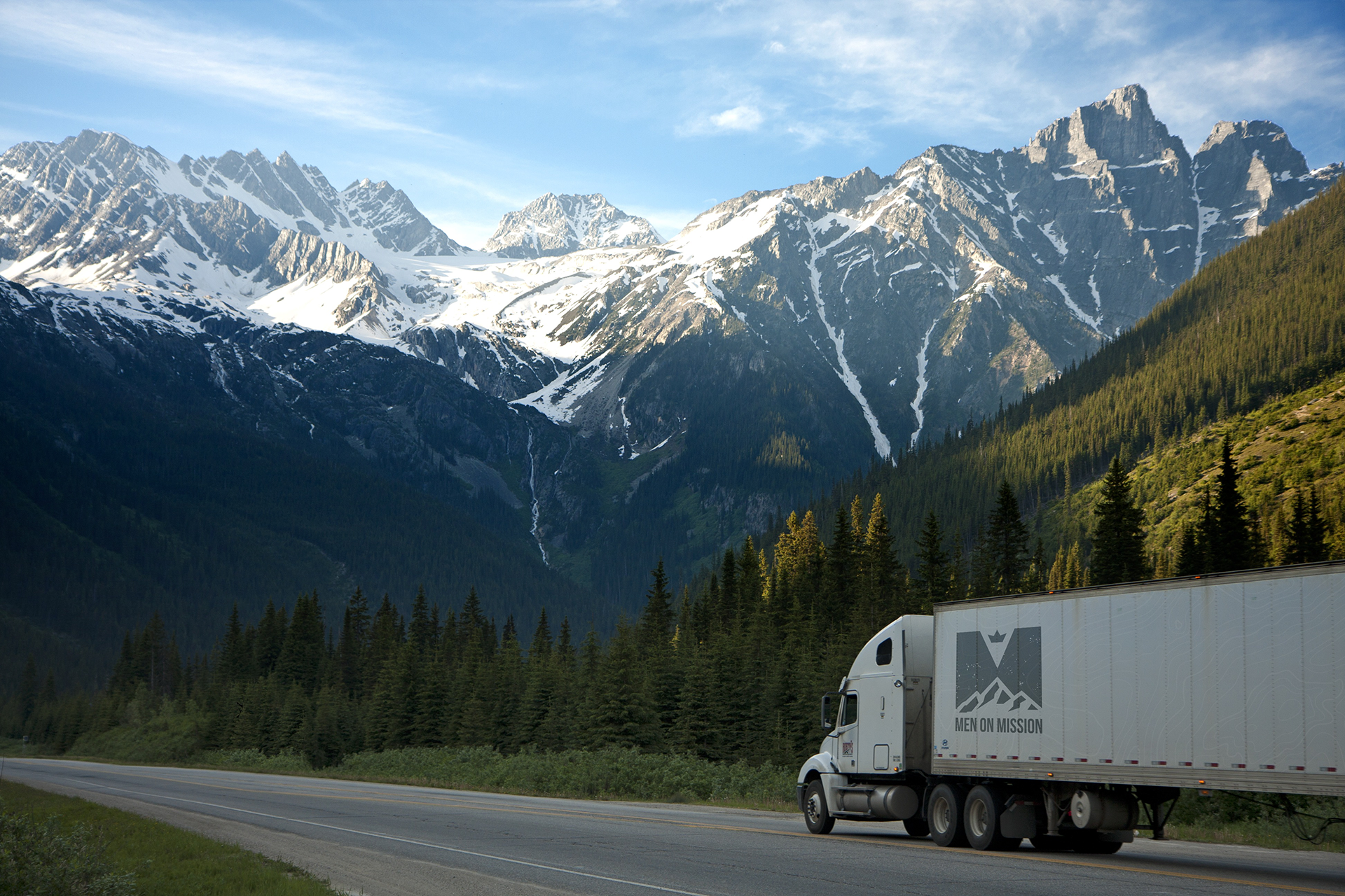 Men on Mission Colorado moving company identity by Born Movement