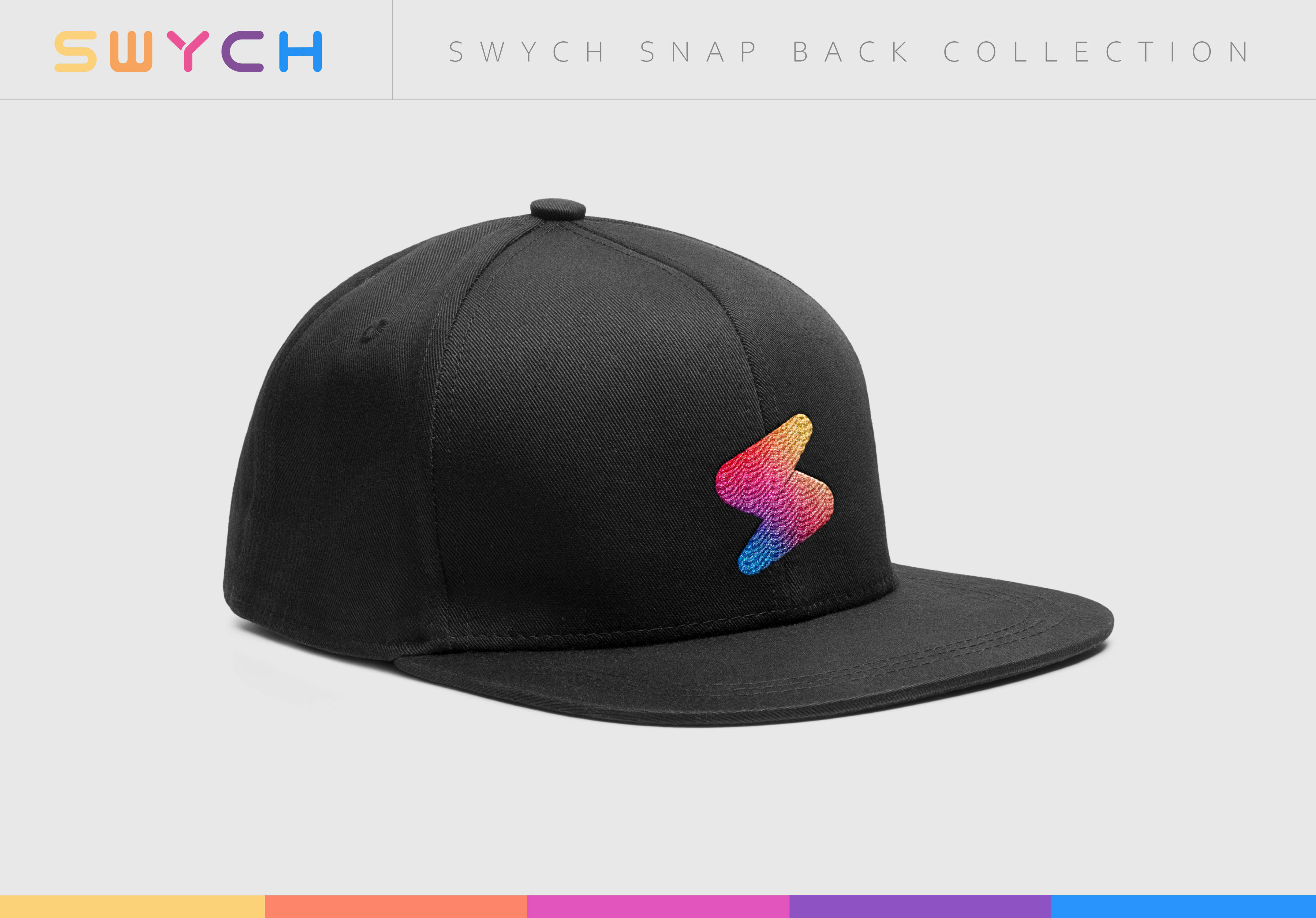 Swych branded snapback cap by Born Movement