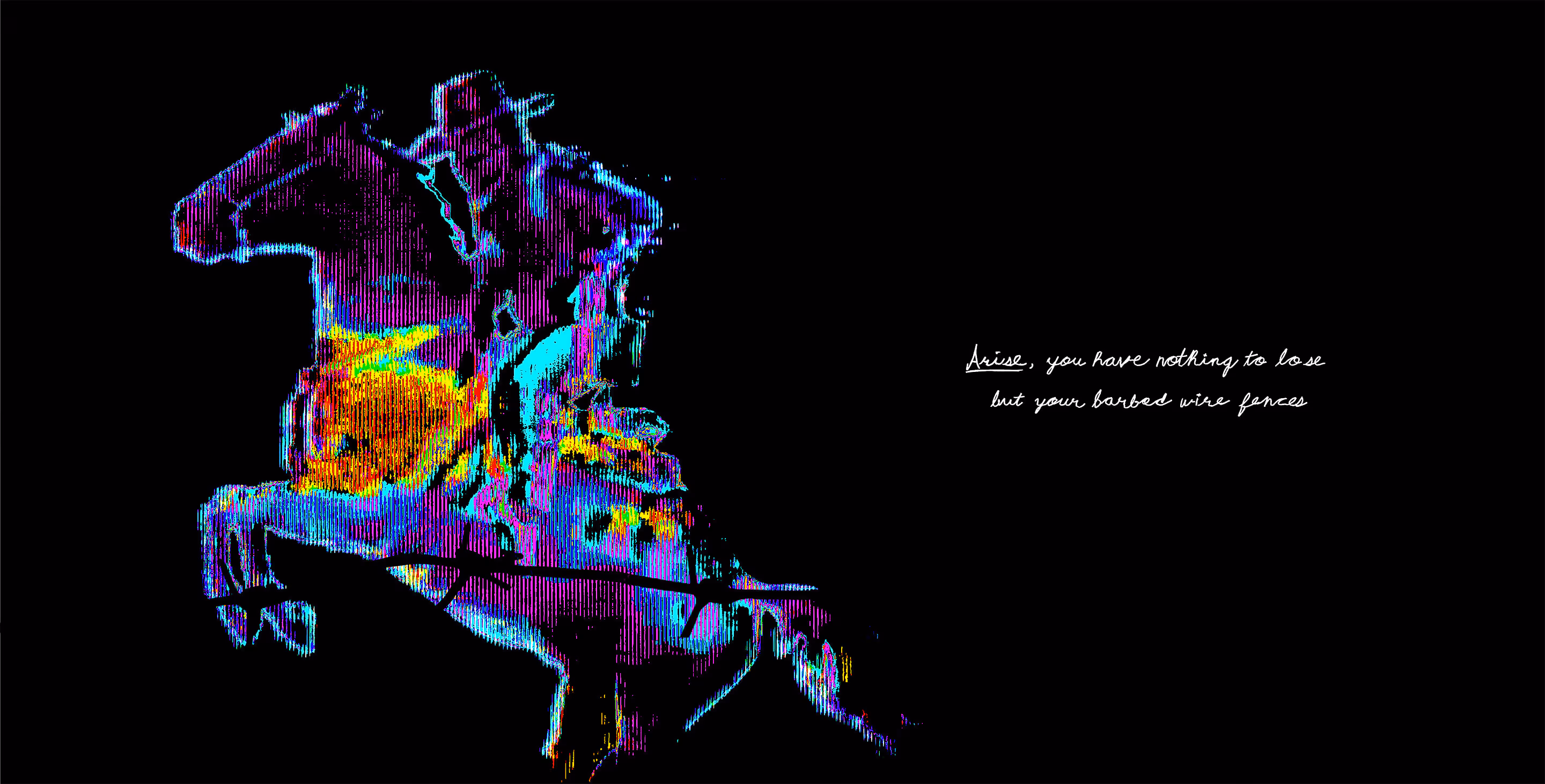 Artwork by Jules: 'Making a Manifesto'. Part of BIT by Smashtoshi, a 128-piece limited-edition collection.